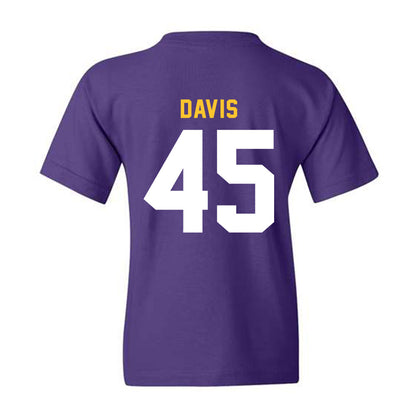 LSU - NCAA Football : Jake Davis - Youth T-Shirt