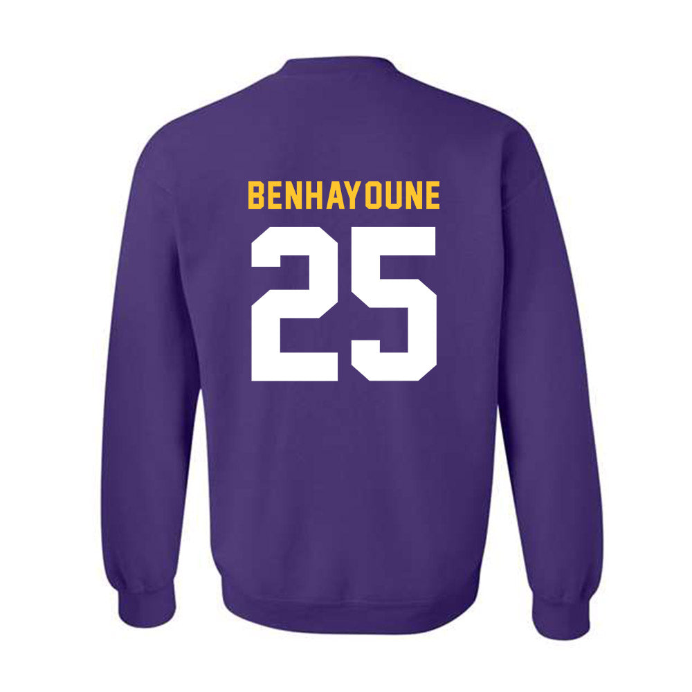 LSU - NCAA Men's Basketball : Adam Benhayoune - Crewneck Sweatshirt