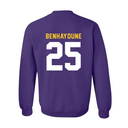 LSU - NCAA Men's Basketball : Adam Benhayoune - Crewneck Sweatshirt