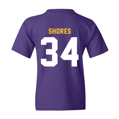 LSU - NCAA Baseball : Chase Shores - Youth T-Shirt