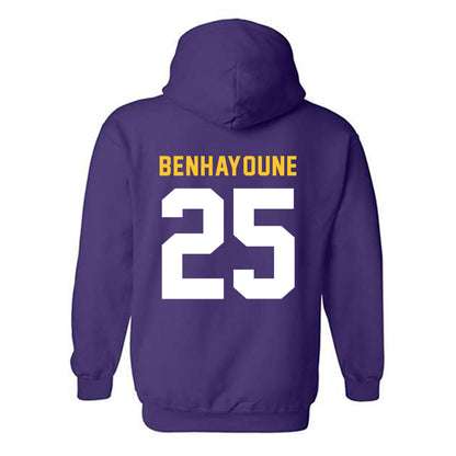 LSU - NCAA Men's Basketball : Adam Benhayoune - Hooded Sweatshirt