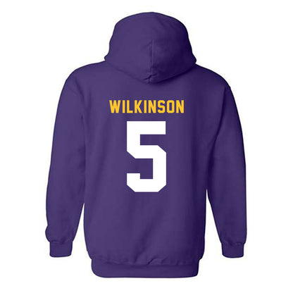 LSU - NCAA Men's Basketball : Mwani Wilkinson - Hooded Sweatshirt