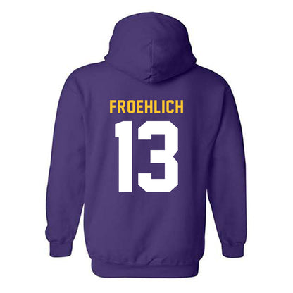 LSU - NCAA Women's Volleyball : AC Froehlich - Hooded Sweatshirt