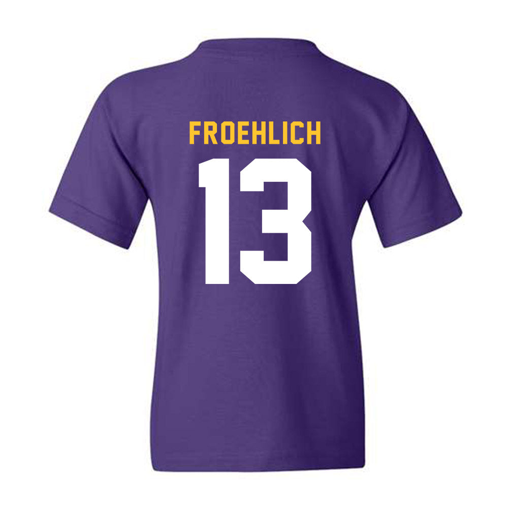 LSU - NCAA Women's Volleyball : AC Froehlich - Youth T-Shirt