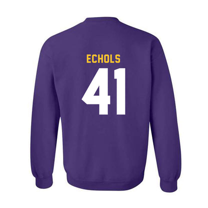 LSU - NCAA Football : Justin Echols - Classic Shersey Crewneck Sweatshirt-1
