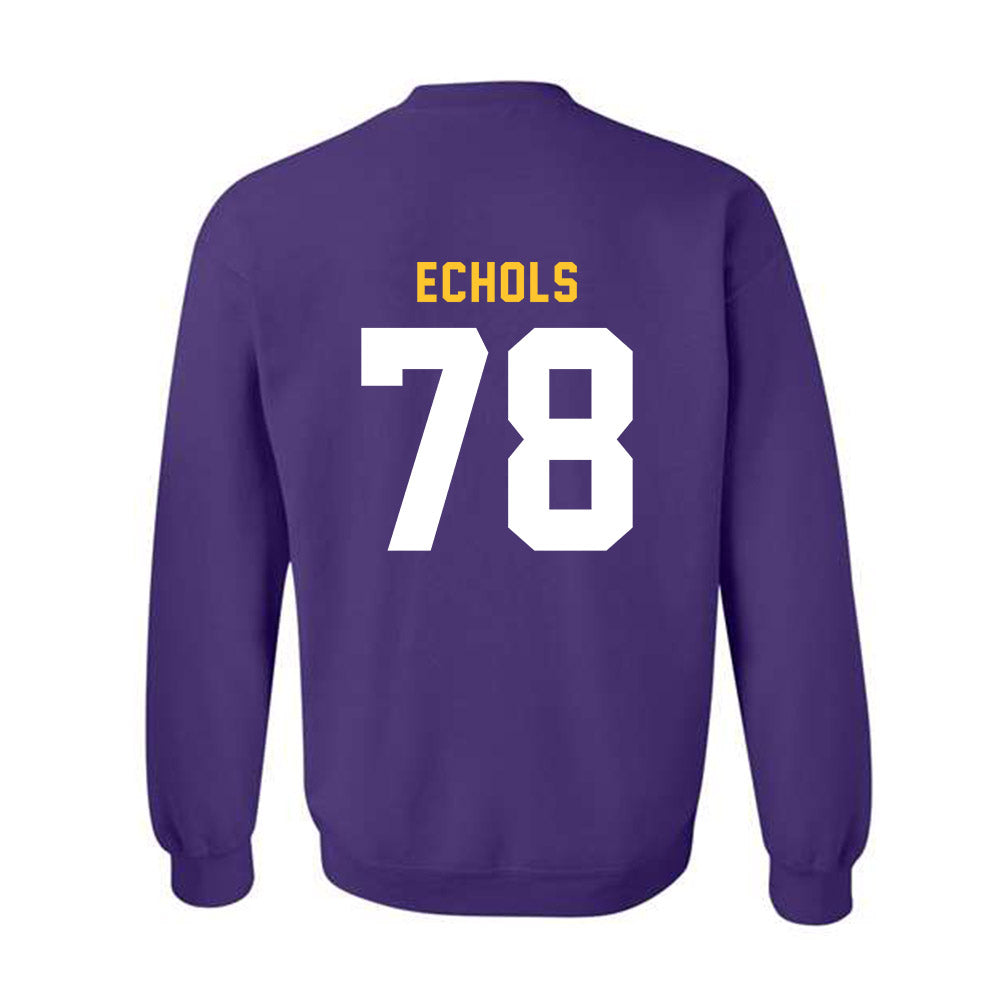 LSU - NCAA Football : Coen Echols - Classic Shersey Crewneck Sweatshirt-1