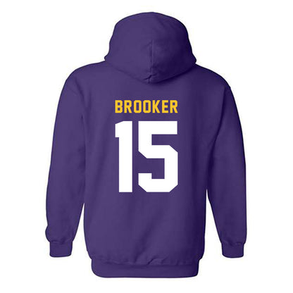 LSU - NCAA Women's Volleyball : Lauren Brooker - Classic Shersey Hooded Sweatshirt-1