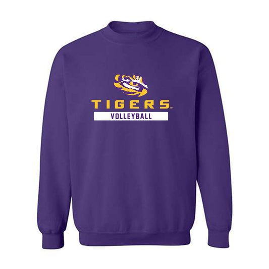 LSU - NCAA Women's Volleyball : Lauren Brooker - Classic Shersey Crewneck Sweatshirt-0
