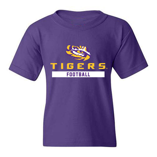 LSU - NCAA Football : Colin Hurley - Classic Shersey Youth T-Shirt-0