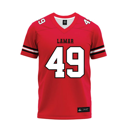 Lamar - NCAA Football : Jacob Hefner - Premium Football Jersey-0