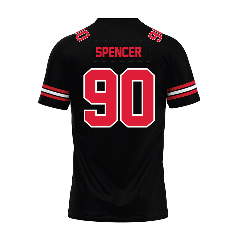 Lamar - NCAA Football : Grayden Spencer - Black Premium Football Jersey-1