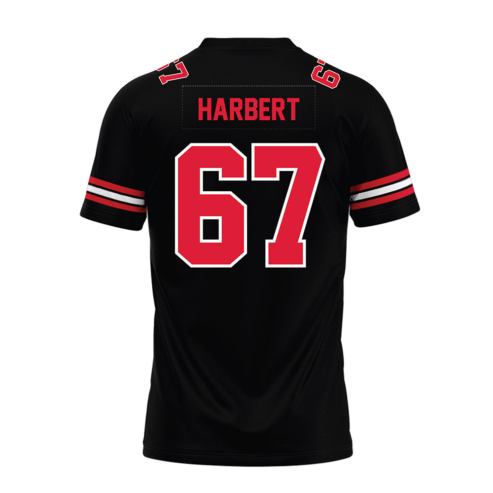 Lamar - NCAA Football : Marcus Harbert - Black Premium Football Jersey-1