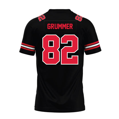 Lamar - NCAA Football : Aidan Grummer - Black Premium Football Jersey-1