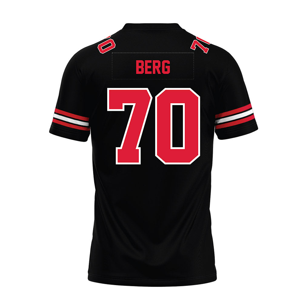 Lamar - NCAA Football : Tyric Berg - Black Premium Football Jersey-1