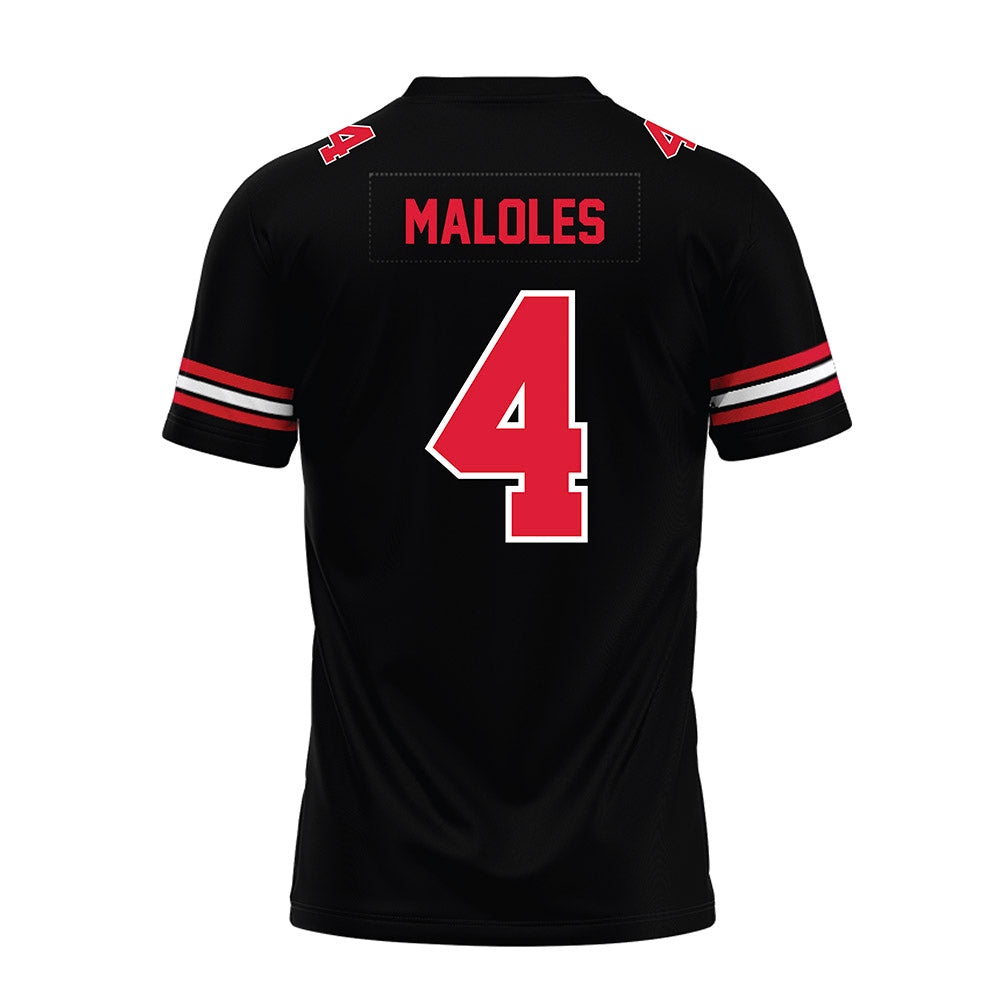 Lamar - NCAA Football : Royce Maloles - Black Premium Football Jersey-1