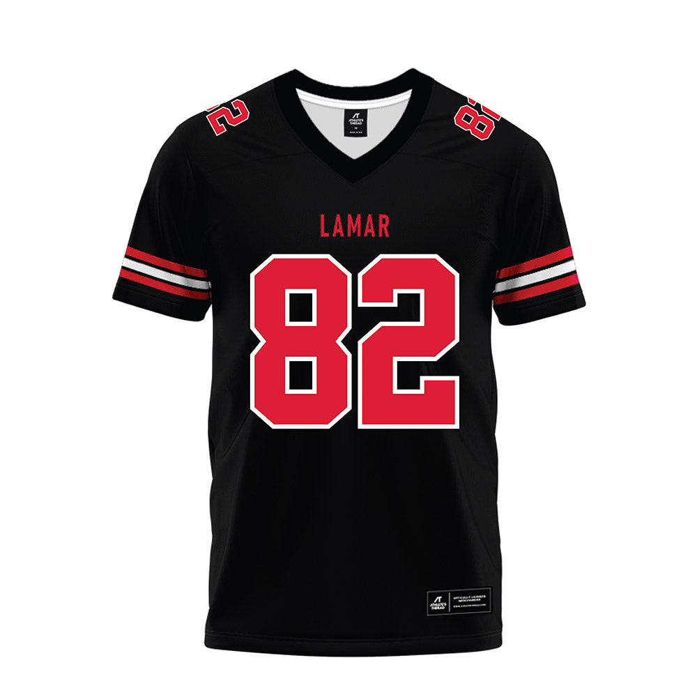 Lamar - NCAA Football : Aidan Grummer - Black Premium Football Jersey-0