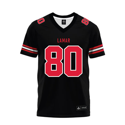 Lamar - NCAA Football : Jared Jackson - Black Premium Football Jersey