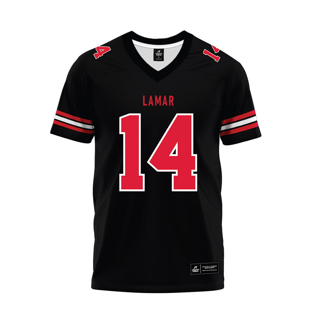 Lamar - NCAA Football : Aiden McCown - Black Premium Football Jersey-0