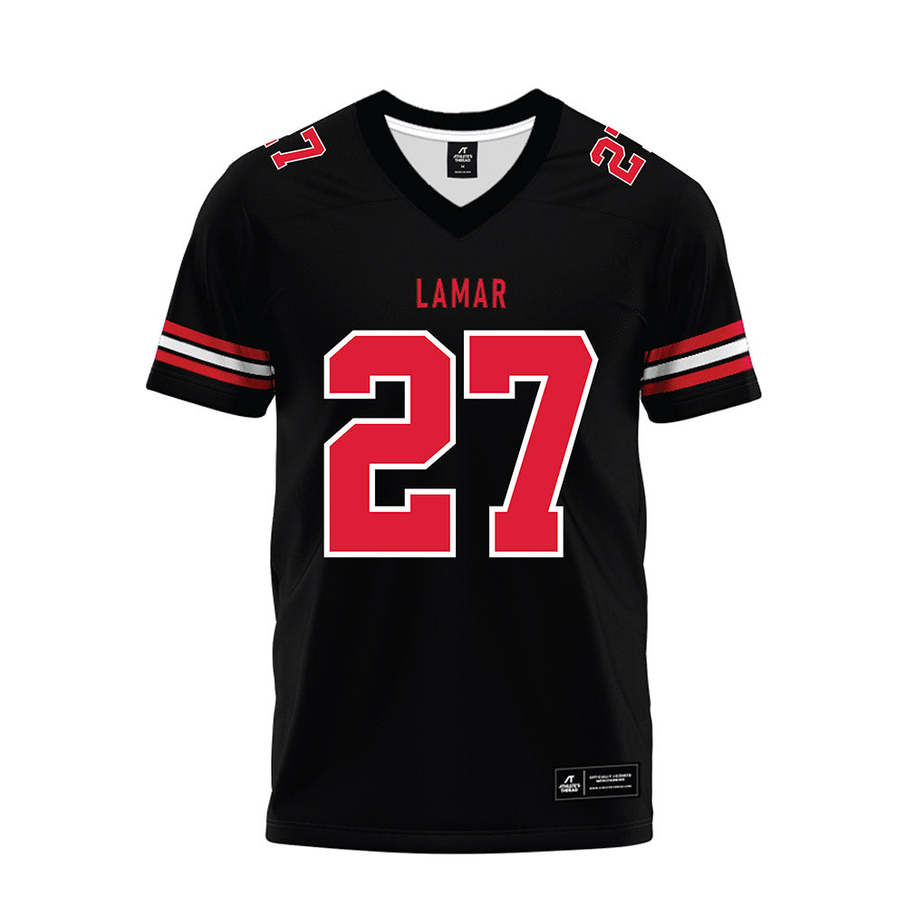 Lamar - NCAA Football : Jaden Maronen - Black Premium Football Jersey-0