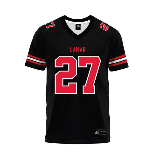 Lamar - NCAA Football : Jaden Maronen - Black Premium Football Jersey-0