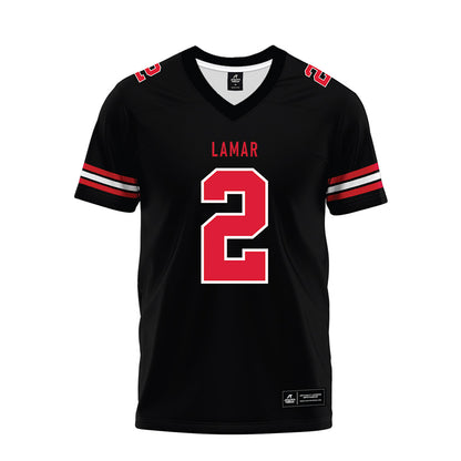 Lamar - NCAA Football : Sean Connor - Black Premium Football Jersey-0