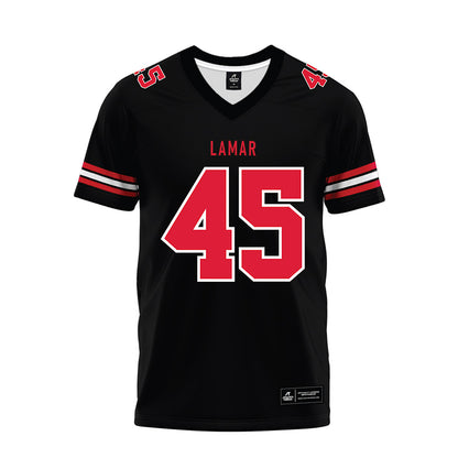 Lamar - NCAA Football : Albert Simon III - Black Premium Football Jersey-0