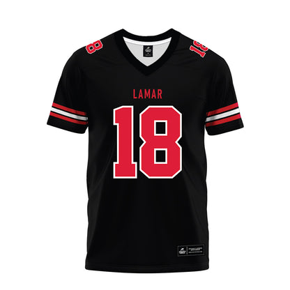 Lamar - NCAA Football : Koronje Gilbert - Black Premium Football Jersey