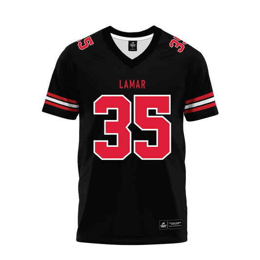 Lamar - NCAA Football : Cj Miller - Black Premium Football Jersey-0