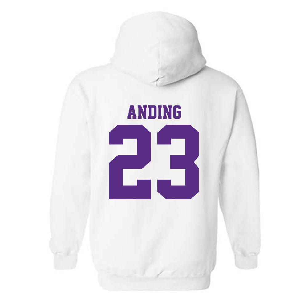 LSU - NCAA Football : Aidan Anding - Classic Shersey Hooded Sweatshirt-1