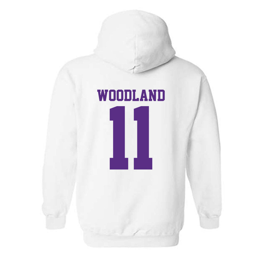 LSU - NCAA Football : PJ Woodland - Classic Shersey Hooded Sweatshirt