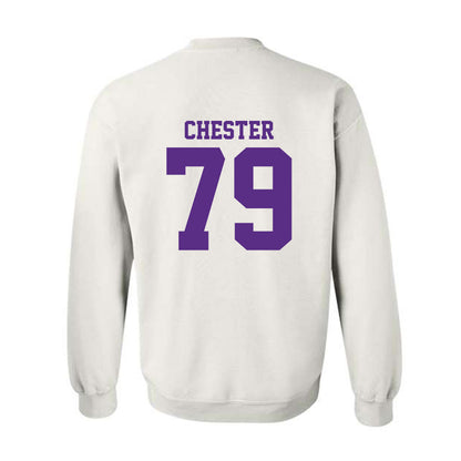 LSU - NCAA Football : DJ Chester - Classic Shersey Crewneck Sweatshirt-1