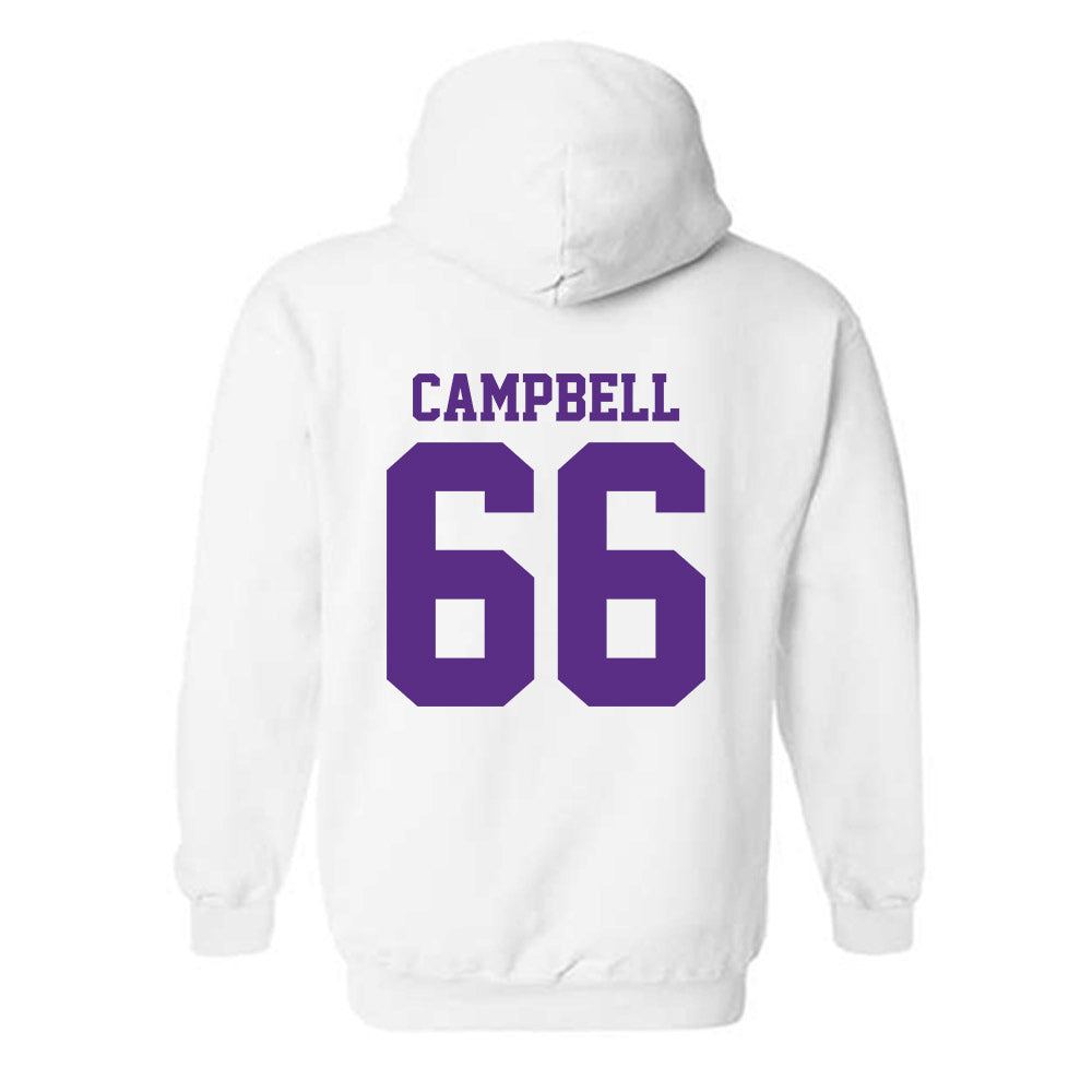 LSU - NCAA Football : Will Campbell - Classic Shersey Hooded Sweatshirt