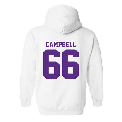 LSU - NCAA Football : Will Campbell - Classic Shersey Hooded Sweatshirt