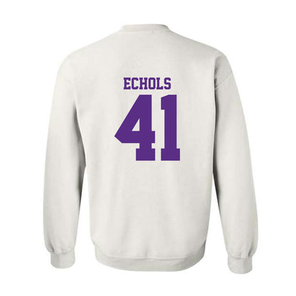 LSU - NCAA Football : Justin Echols - Classic Shersey Crewneck Sweatshirt-1