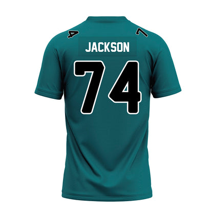Coastal Carolina - NCAA Football : Desmond Jackson - Teal Premium Football Jersey-1