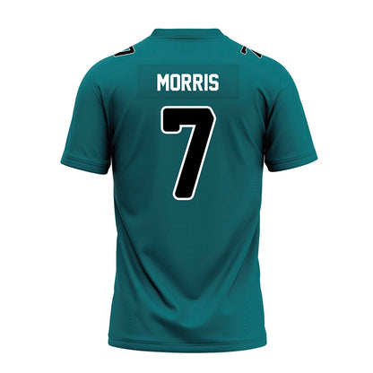 Coastal Carolina - NCAA Football : MJ Morris - Teal Premium Football Jersey-1