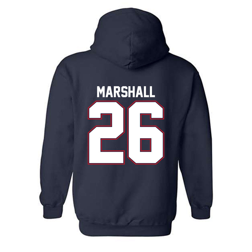 Liberty - NCAA Women's Lacrosse : Megan Marshall - Classic Shersey Hooded Sweatshirt-1