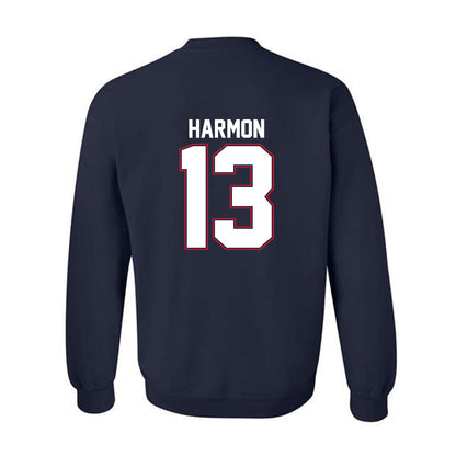 Liberty - NCAA Football : Damond Harmon - Classic Shersey Crewneck Sweatshirt-1