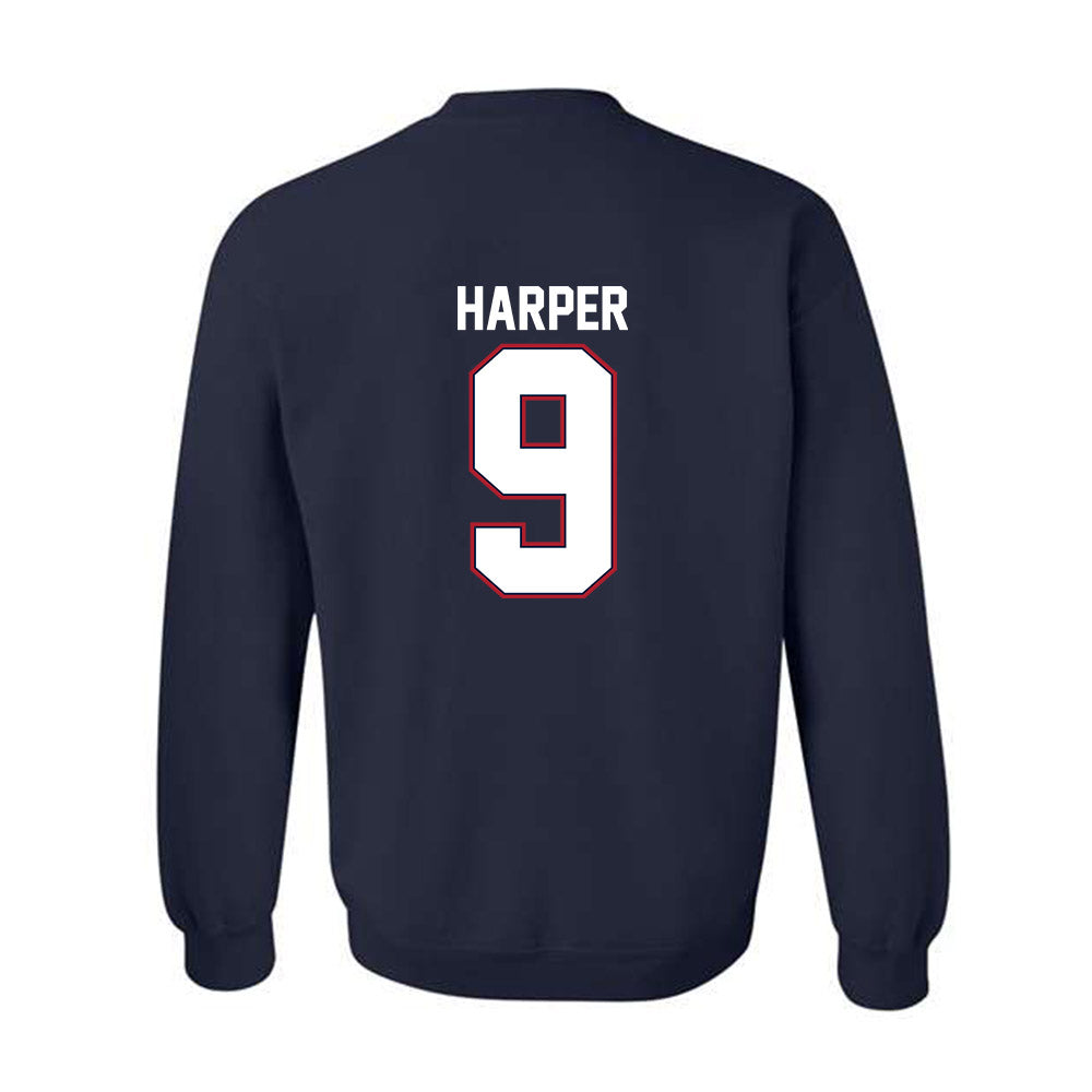 Liberty - NCAA Men's Basketball : JJ Harper - Classic Shersey Crewneck Sweatshirt-1
