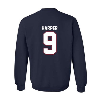 Liberty - NCAA Men's Basketball : JJ Harper - Classic Shersey Crewneck Sweatshirt-1