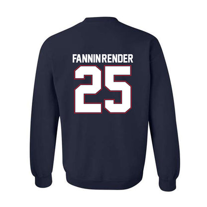 Liberty - NCAA Football : Malachi Fannin-Render - Classic Shersey Crewneck Sweatshirt-1