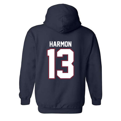 Liberty - NCAA Football : Damond Harmon - Classic Shersey Hooded Sweatshirt-1