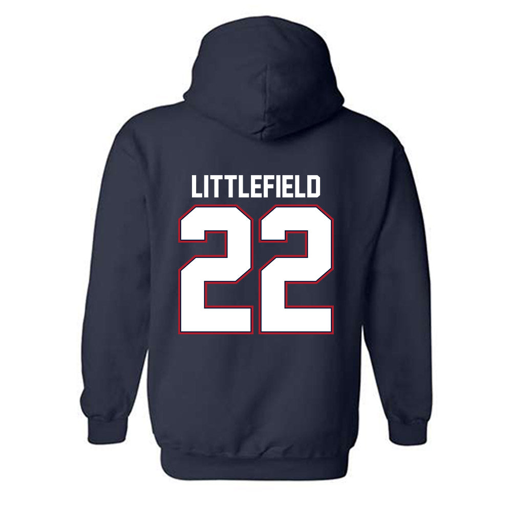 Liberty - NCAA Women's Volleyball : Molly Littlefield - Classic Shersey Hooded Sweatshirt-1