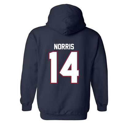 Liberty - NCAA Softball : Aubry Norris - Classic Shersey Hooded Sweatshirt-1