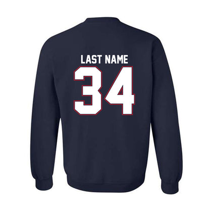 Liberty - NCAA Football : Seneca Moore Jr. - Classic Shersey Crewneck Sweatshirt-1