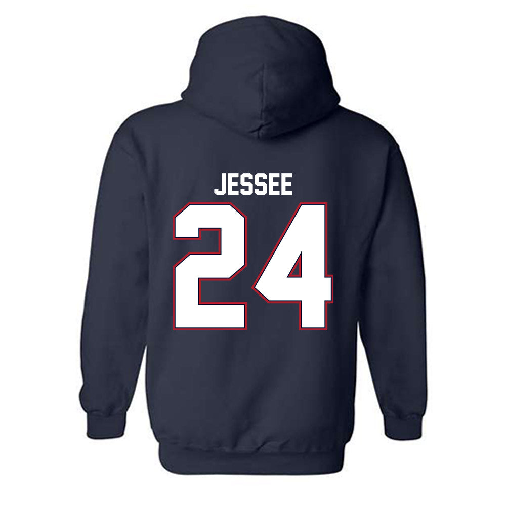 Liberty - NCAA Softball : Savannah Jessee - Classic Shersey Hooded Sweatshirt-1