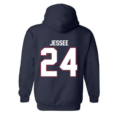 Liberty - NCAA Softball : Savannah Jessee - Classic Shersey Hooded Sweatshirt-1