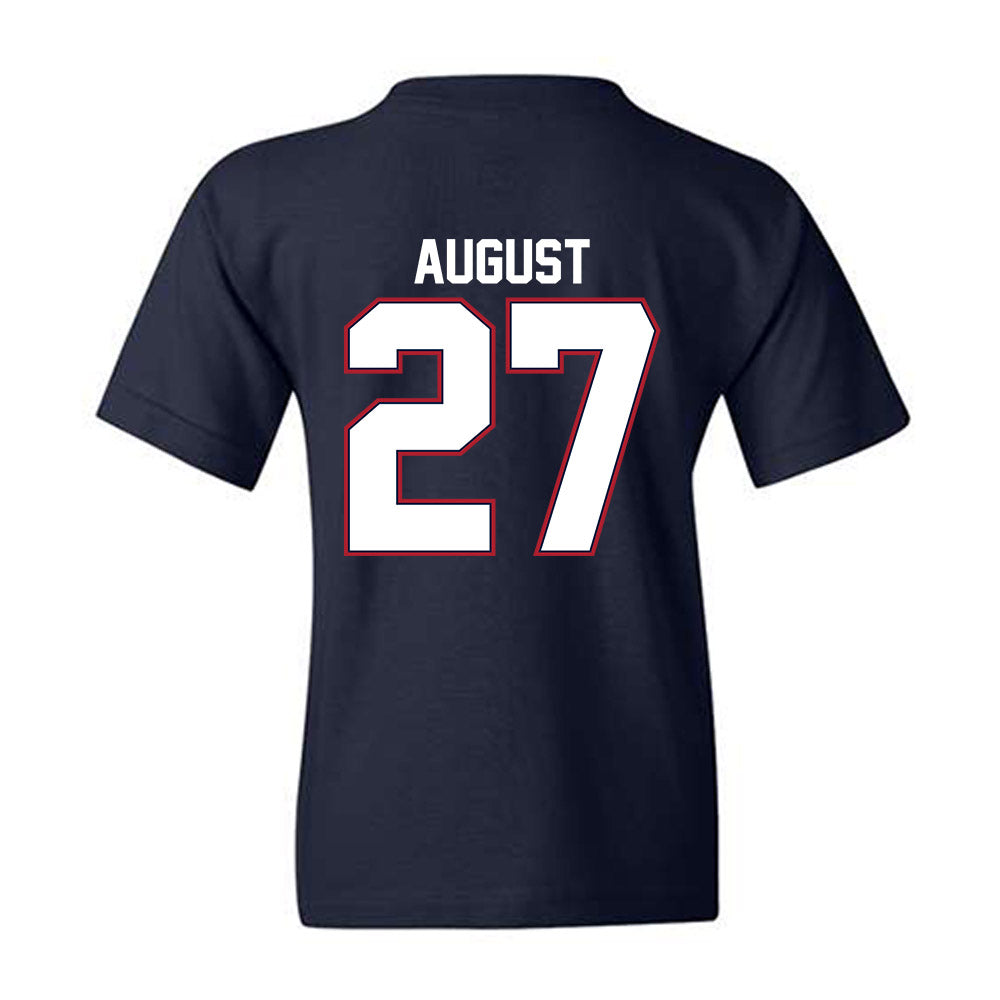 Liberty - NCAA Baseball : Tyler August - Classic Shersey Youth T-Shirt-1