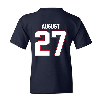 Liberty - NCAA Baseball : Tyler August - Classic Shersey Youth T-Shirt-1