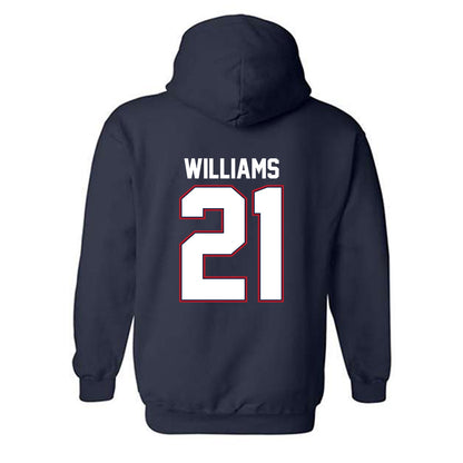 Liberty - NCAA Football : Caden Williams - Classic Shersey Hooded Sweatshirt-1